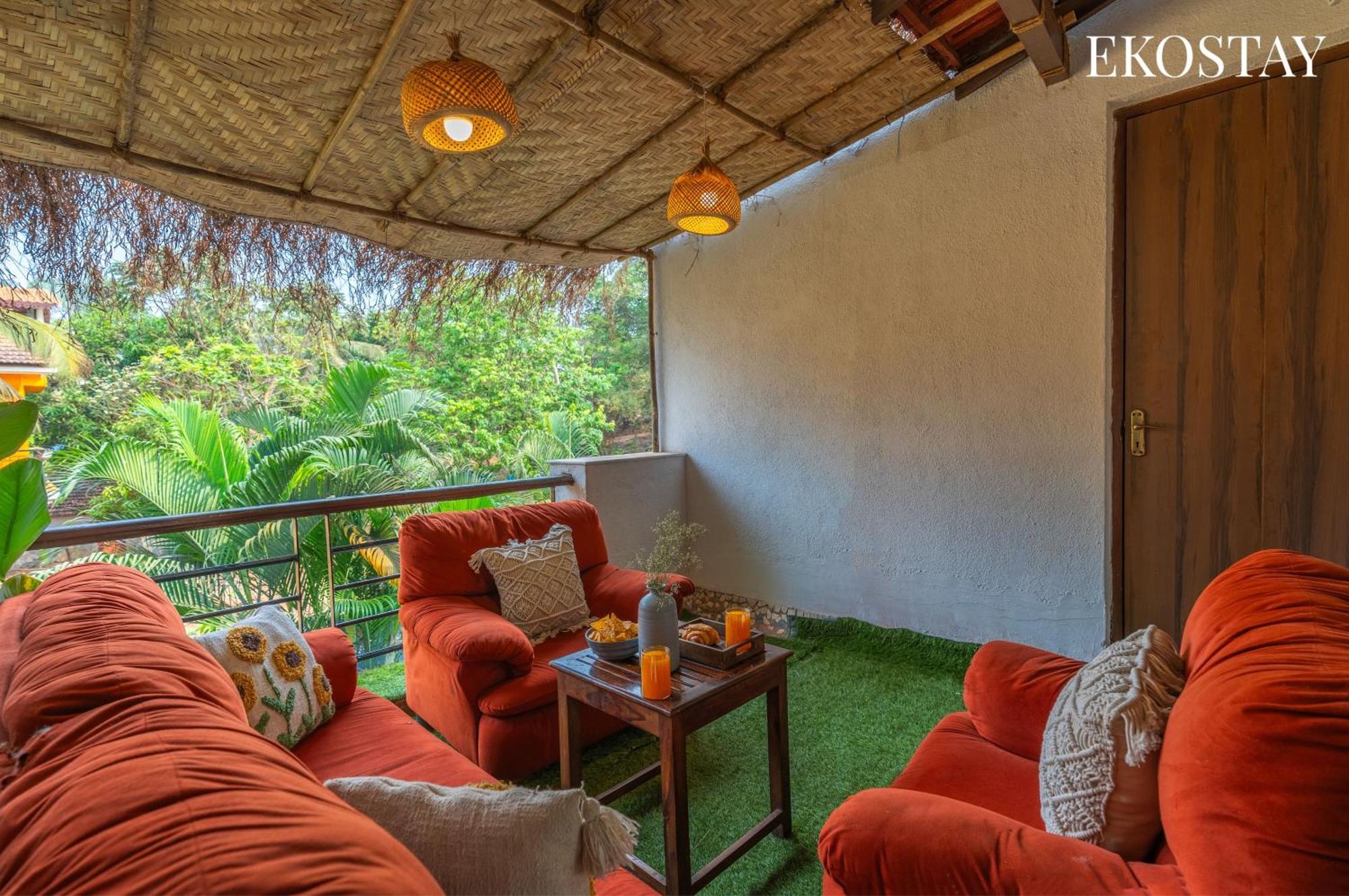 Eko Stay - Solace Villa I Charming Villa Close To Candolim Beach ภายนอก รูปภาพ