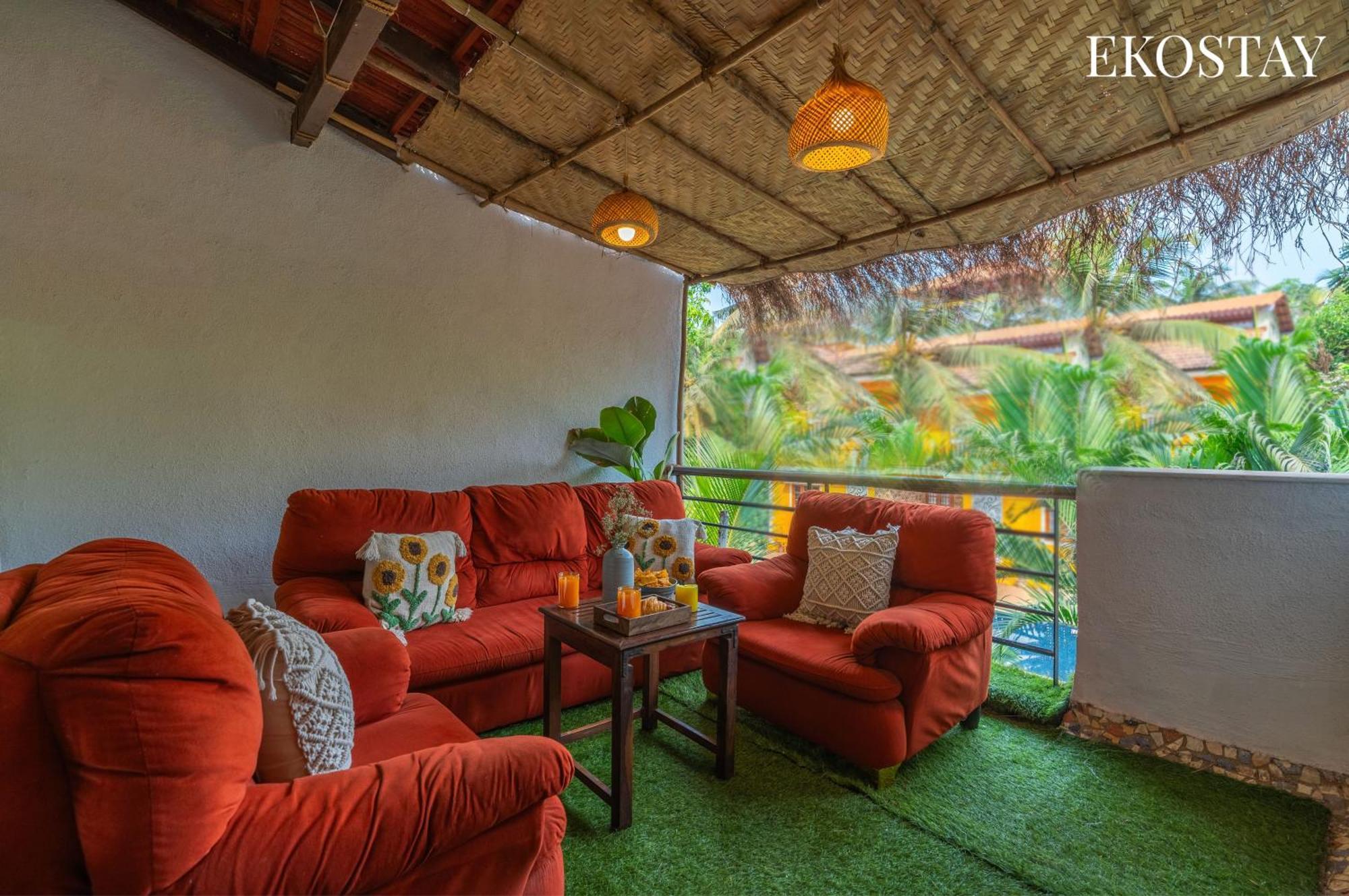 Eko Stay - Solace Villa I Charming Villa Close To Candolim Beach ภายนอก รูปภาพ