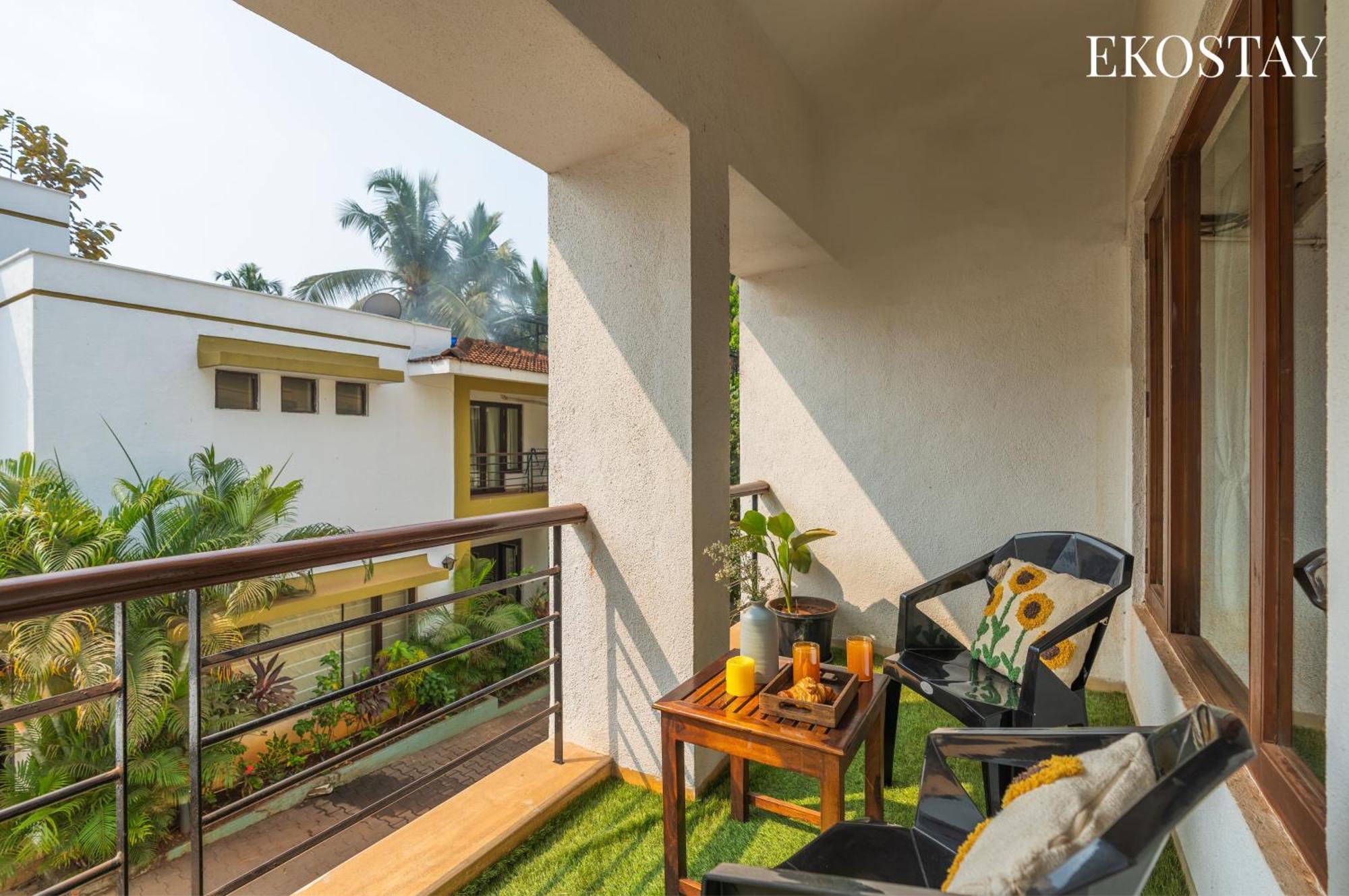 Eko Stay - Solace Villa I Charming Villa Close To Candolim Beach ภายนอก รูปภาพ