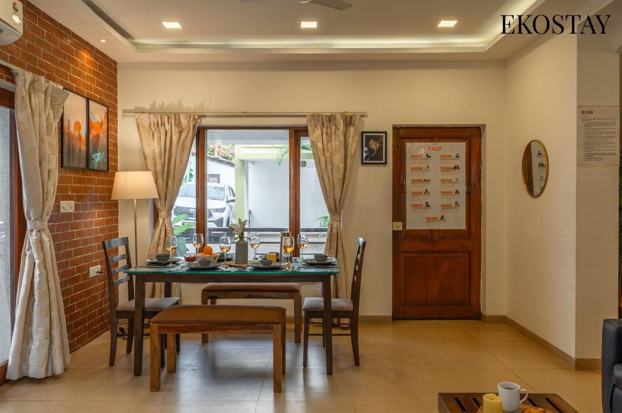 Eko Stay - Solace Villa I Charming Villa Close To Candolim Beach ภายนอก รูปภาพ