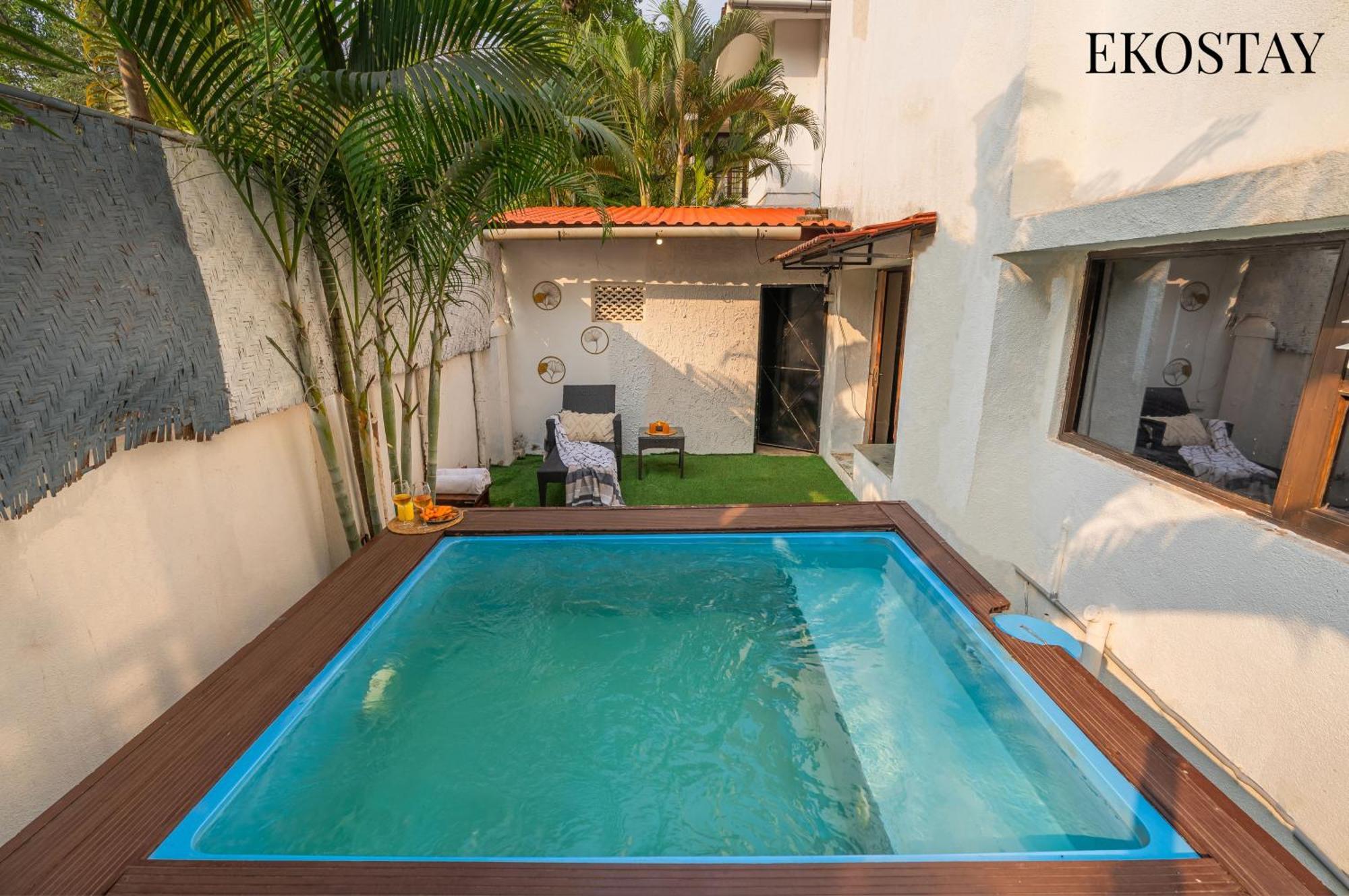 Eko Stay - Solace Villa I Charming Villa Close To Candolim Beach ภายนอก รูปภาพ